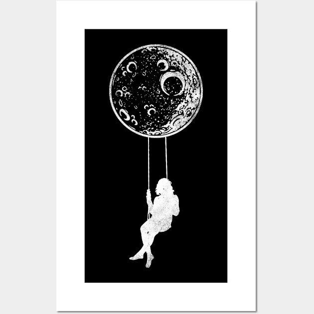 Moon Swing Wall Art by Mila46